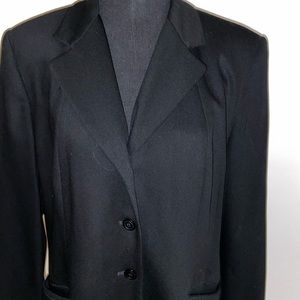 Black suit coat by Talbots